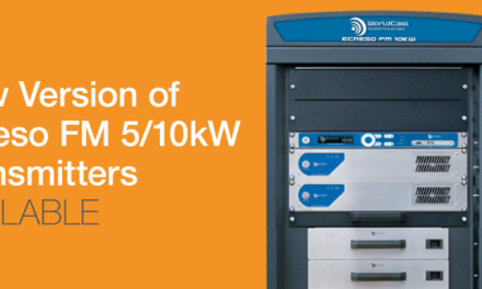 Ecreso FM 5/10kW transmitters available in version 2.3.0 for more reliability, efficiency and control