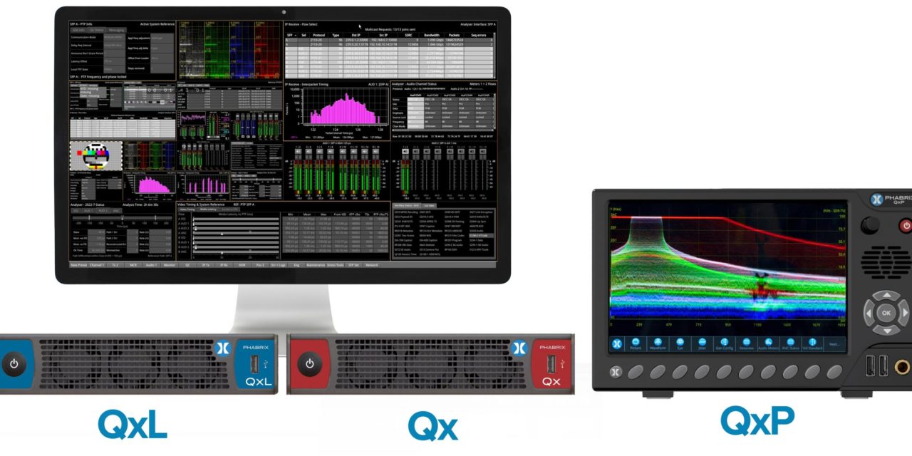 PHABRIX to showcase new Qx Series portable rasterizer and Qx/QxL Series software release at IBC 2022