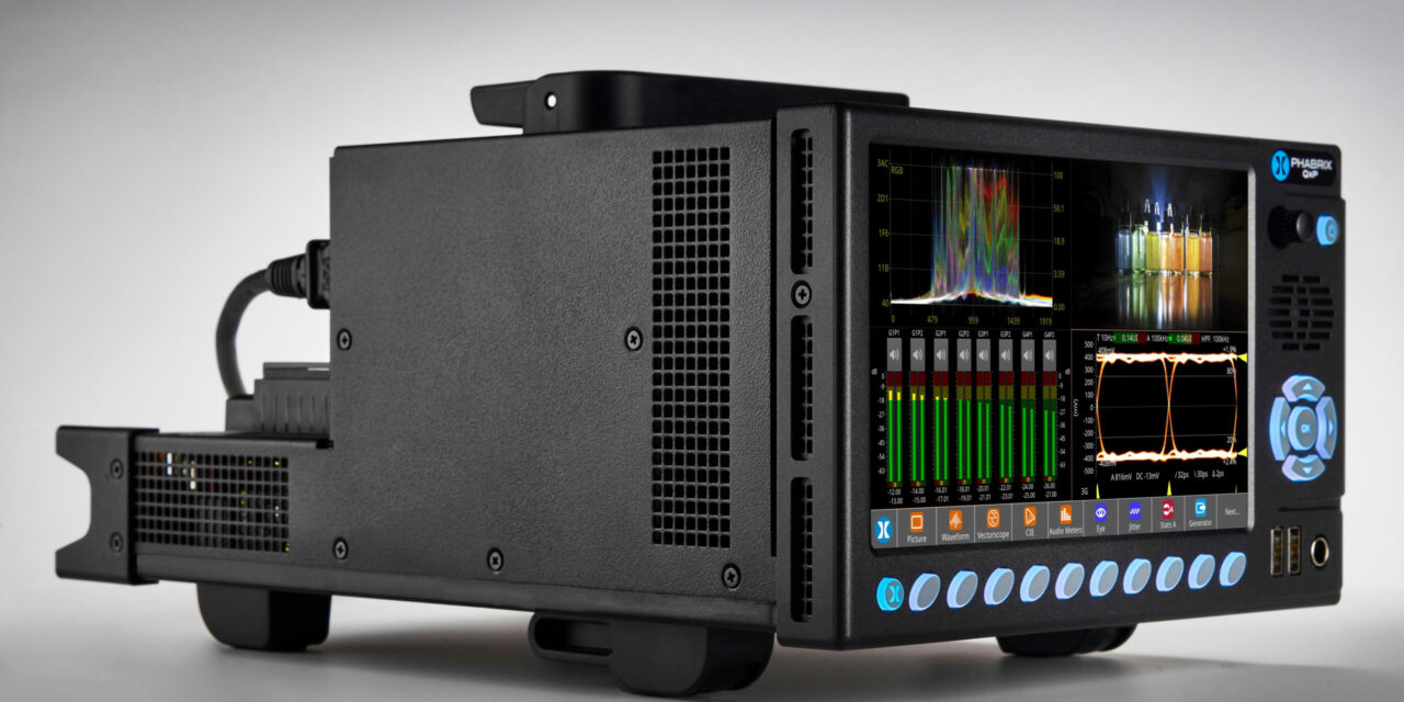 PHABRIX makes waves at NAB 2023 with the introduction of new QxP hybrid IP/SDI waveform monitor