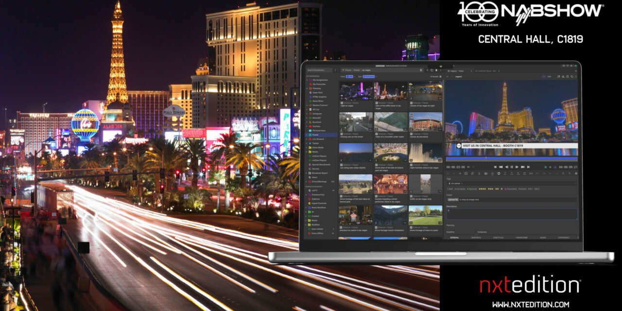 nxtedition shows the production workflow of tomorrow at NAB2023