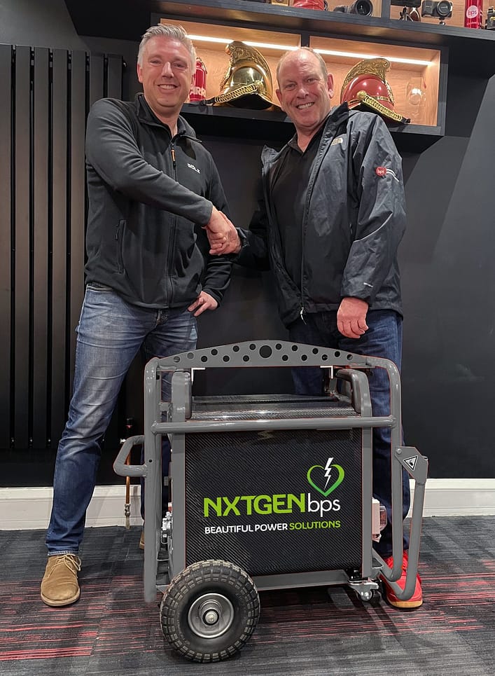 NXTGEN BPS Exclusive distributor deal with GÖLZ (UK) Ltd. Portable, silent, green power solutions.
