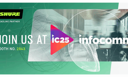 SHURE TO SERVE AS INFOCOMM 2025 HEADLINE PARTNER