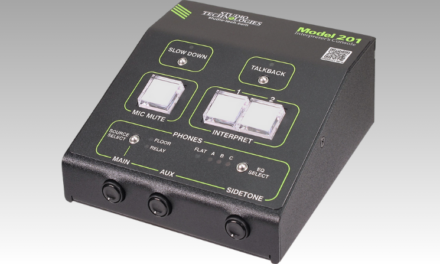 Studio Technologies Model 201 Interpreter’s Console Now Shipping Globally