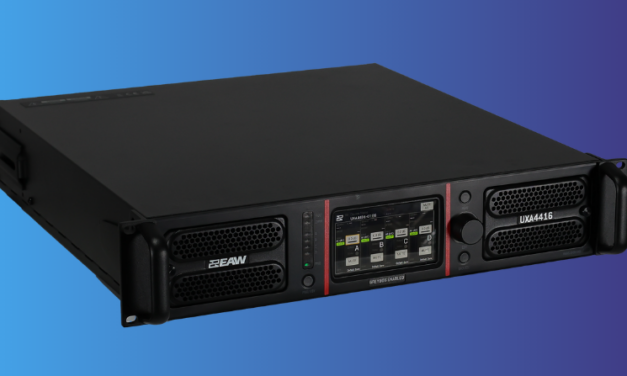EAW® ANNOUNCES NEW UXA4416 DSP AMPLIFIERS WITH SUPPORTING RESOLUTION SOFTWARE UPDATE
