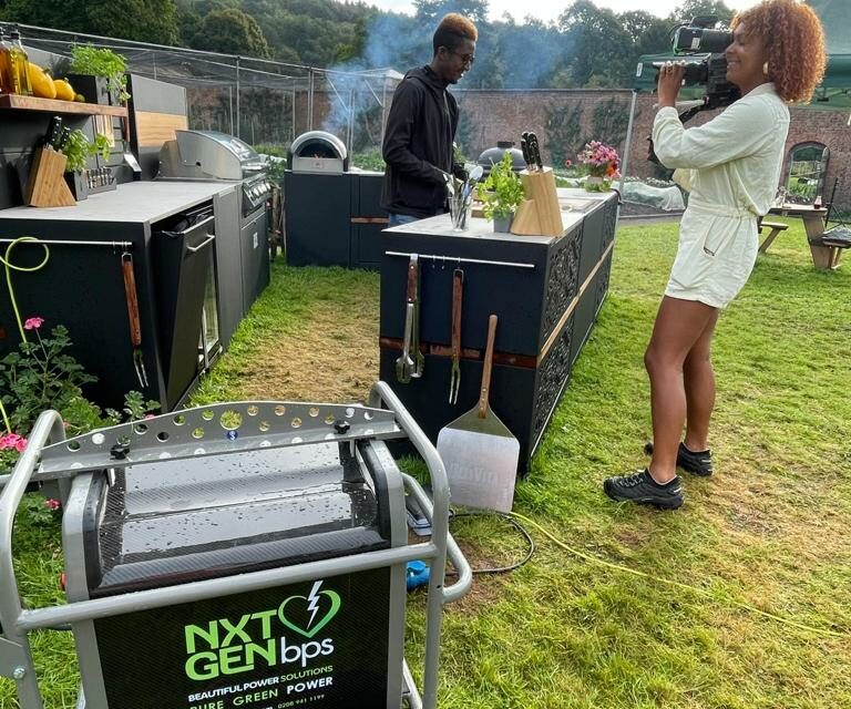 Plimsoll Productions saves half a tonne of CO2 with a 12 percent reduction on costs on Ainsley’s National Trust Cook Off with NXTGENbps