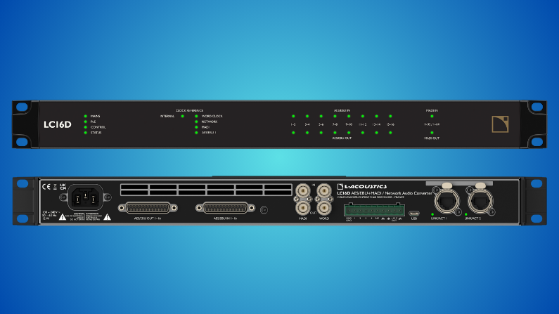 L-Acoustics Launches LC16D Multichannel Network Audio Converter to Ease Connectivity of Legacy Audio Formats with Milan AVB