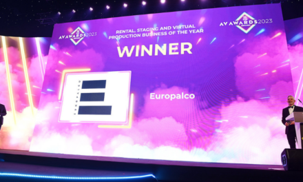 Europalco wins 2023 Rental, Staging and Virtual Production Business of the Year ‘AV Award’