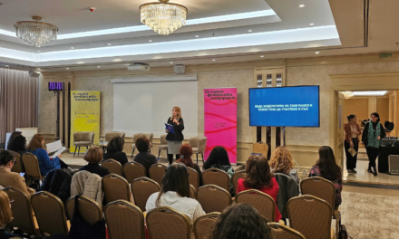 Bulgarian Fund for Women made accessible using SubtitleNEXT to transform spoken language into text in real time at 20th Anniversary conference in Sofia