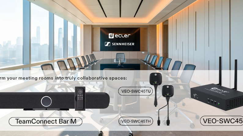 Ecler and Sennheiser new partnership invites you to a Superior Conferencing Experience