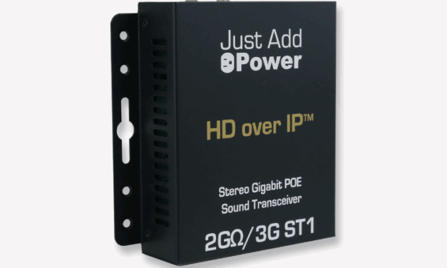 Just Add Power ST1 Encoder/Decoder Expands Features to Support Multizone Audio in MaxColor Systems