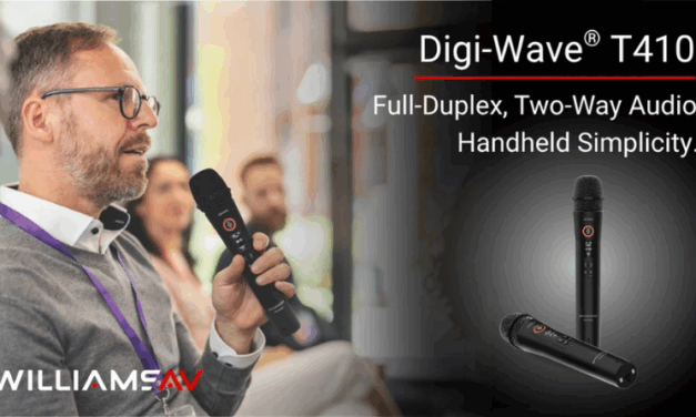 Williams AV Introduces Digi-Wave® T410: The First Portable, Two-Way Microphone Transceiver